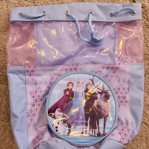 Frozen Themed Drawstring Backpack